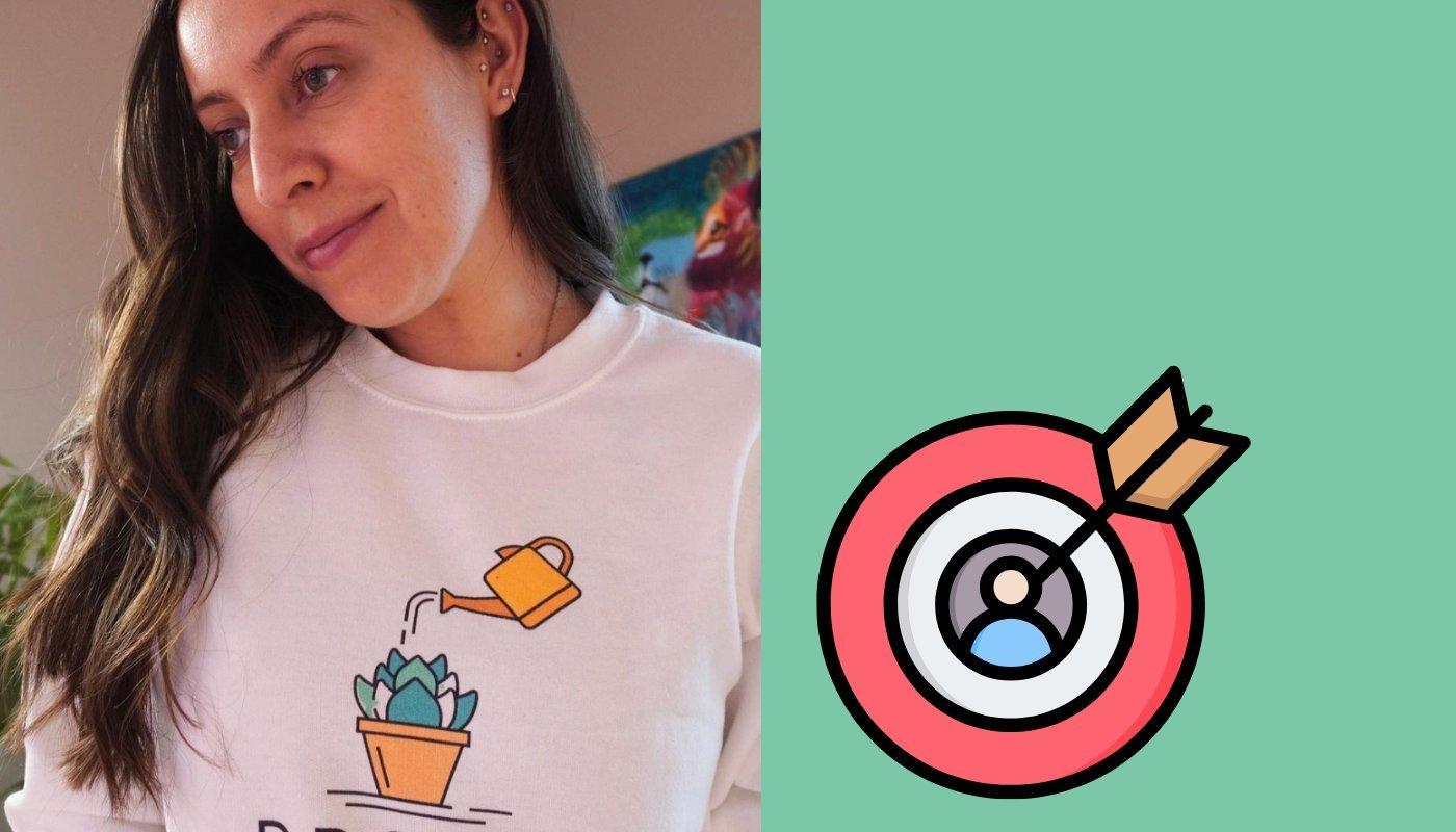 content creator plants with krystal